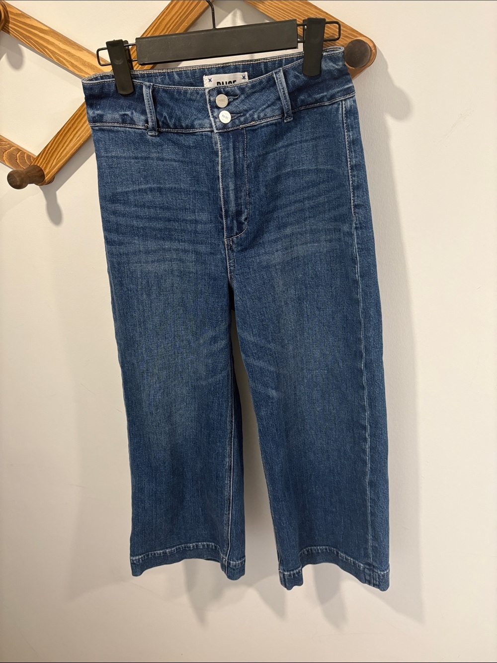 PAIGE Anessa High-Rise Crop Wide-Leg Jeans